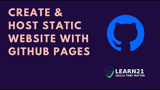 Download the video "How to create & host a static website with Github pages | Quick, Free, Simple solution"