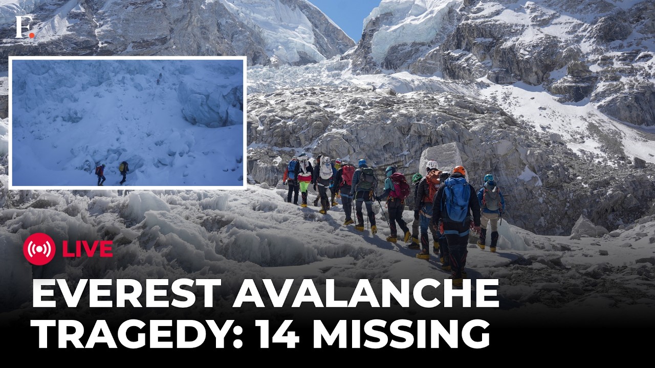 LIVE | Everest Avalanche Tragedy: Deadly Avalanche Strikes Himalayan Base Camp | 14 Missing, 2 Dead