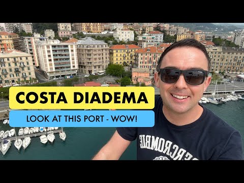Costa Cruises - LOOK AT THIS PORT - WOW!!... Costa Diadema - Vlog 2: Exploring Savona, Italy!