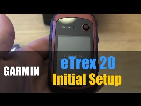 Garmin eTrex 20 22X - Unboxing and Initial Setup
