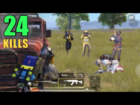 HOW TO KILL FULL SQUADS | 24 KILLS SOLO VS SQUAD | PUBG MOBILE