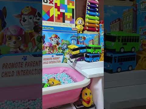 Tayo little bus,Robocar poli,Tayo Pawpatrol,Police car, #198 #funny #tayo #toys #short #pawpatrol