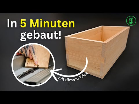 Der einfachste, schnellste und genialste Weg eine SCHUBLADE zu bauen! 😲🤩 | Jonas Winkler