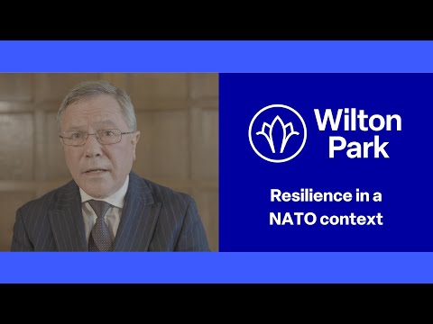 Bryan Wells discusses resilience in a NATO context