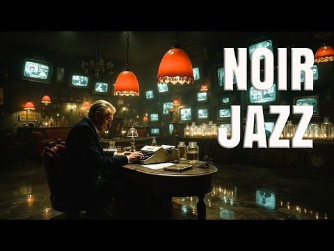 Relaxing Vintage Detective Office Vibes Jazz Music Perfect for a Noir Investigation
