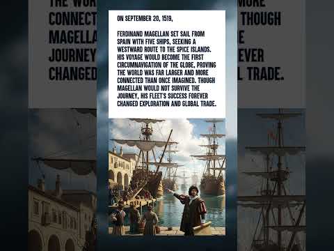Magellan Begins His Historic Voyage | September 20, 1519