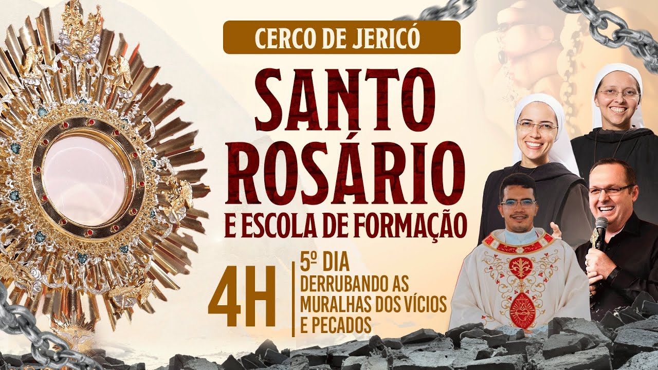 Cerco de Jericó e Escola de Formação - 5º DIA -  Derrubando as muralhas dos VÍCIOS E PECADOS - HESED