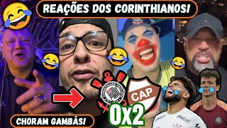 VAMOS RIR!🤣 Veja REAÇÕES dos Corinthianos BRAVOS com DERROTA! Corinthians 0x2 Platense!