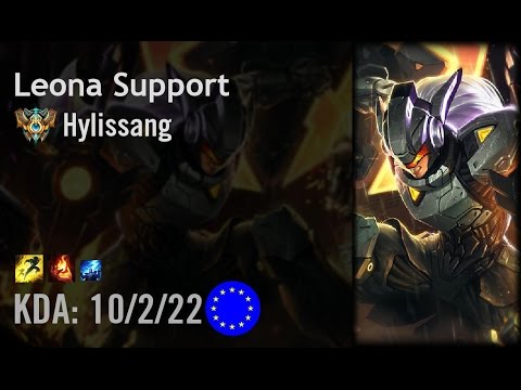 Leona Support vs Nami - Hylissang - EUW Challenger Patch 6.14