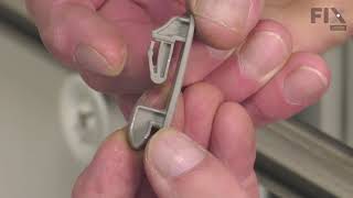 Whirlpool Dishwasher Repair - How to Replace the Upper Dishrack Track