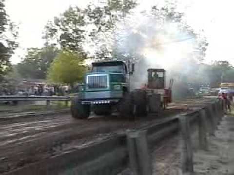 International Detroit Diesel 12v71TT sled pull wheelie