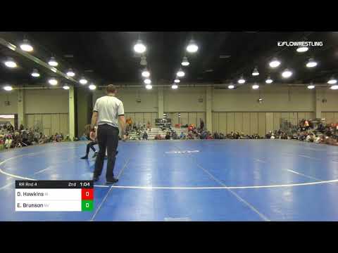 72 Lbs Rr Rnd 4 Daisey Hawkins Team Rhode Island Vs Elizabeth Brunson Team Nevada