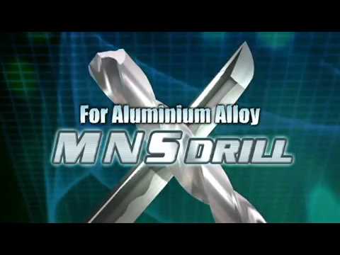 MNS Series Deep Hole Drills for Aluminum Alloys from Mitsubishi Materials