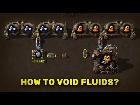 How to void Fluids in Factorio? With circuit logic! Guide / Tutorial