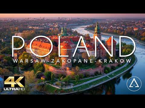 POLAND IN 4K - WARSAW - ZAKOPANE - KRAKOW DRONE FOOTAGE (ULTRA HD) - European Scenery Footage UHD