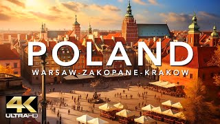 POLAND IN 4K - WARSAW - ZAKOPANE - KRAKOW DRONE FO