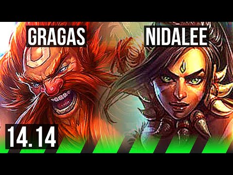 GRAGAS vs NIDALEE (JGL) | 68% winrate, 9/2/10, Legendary | VN Master | 14.14