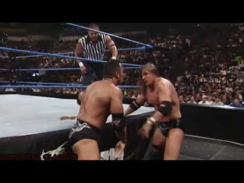 Triple H vs The Rock:Braham Bull Rope Match