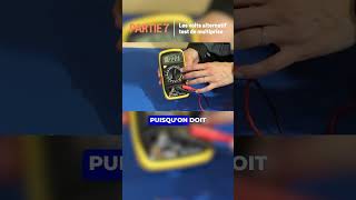 Tester une prise électrique avec un multimètre ⚡ Sécurité avant tout ! #shorts