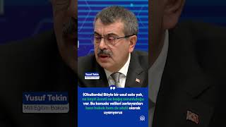 Okullarda kayıt ücreti var mı? | Milli Eğitim Bakanı Tekin AA Editör M