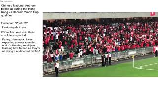 Top Reddit Video - Public FREAKOUT: Chinese National Anthem booed at during the Hong Kong vs Ba...