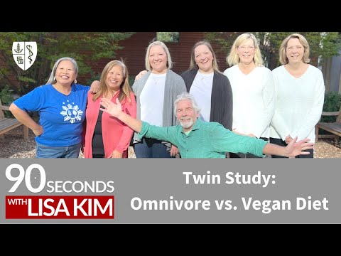 Twin Study: Omnivore vs. Vegan Diet | 90 Seconds w/ Lisa Kim