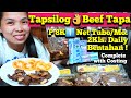 Beef Tapa Best For Tapsilog PangNegosyo Recipe, P8K NET TUBO/ Mo. 2Kls Daily Bentahan With Costing