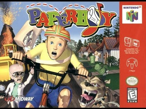 paperboy game nintendo 64