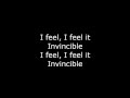 Skillet - Feel Invincible (Lyrics HD) - Skillet Lyrics Skillet - Feel Invincible (Lyrics HD)