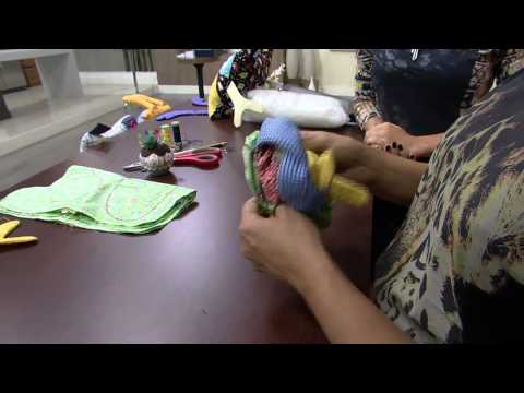 Mulher.com 28/03/2014 - Toy art Almofada por Edileny Gomes Parte 2