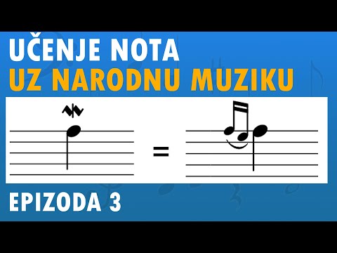 NAUČITE NOTE UZ NARODNU MUZIKU Ep.3 (Tempo, Simboli za označavanje ornamentike)