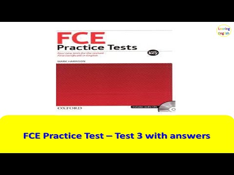 16-  FCE Listening Test 3 with answers