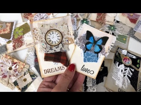 Use Up Your Paper and Fabric Scraps