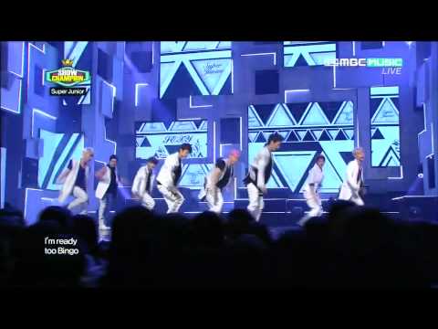 120724 MBC Music Show Champion Super Junior - Sexy, Free & Single