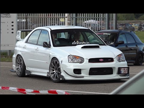 JDM Tuner Cars Leaving Car Show! Widebody MX5, 800HP Supra, Mazda RX-7, Skylines, Lancer, Legacy GTB