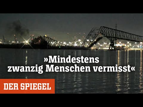Brückeneinsturze in Baltimore: Containerschiff rammt Autobahnbrücke | DER SPIEGEL