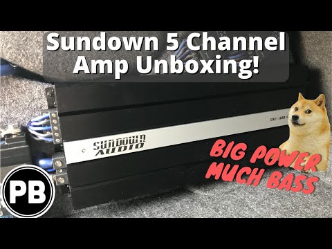 Best 5 Channel Amplifier Ever? Sundown Amp Unboxing | SAE-1100.5