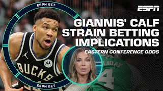 BUCKS NEED GIANNIS 😳 Bucks' Eastern odds go from +375 ➡️ +500 after Giannis injury | ESPN BET Live
