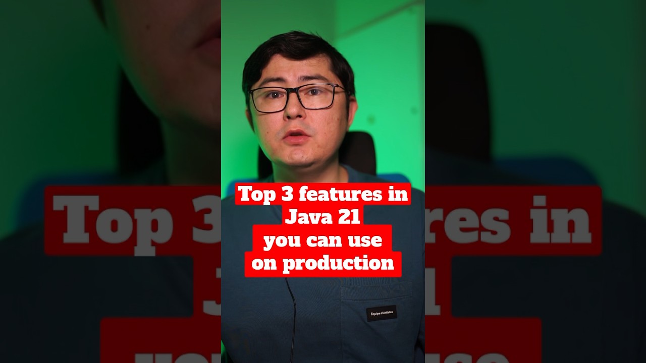 These are top 3 features in Java 21 you can use on production #roadto21 #javaprogramming