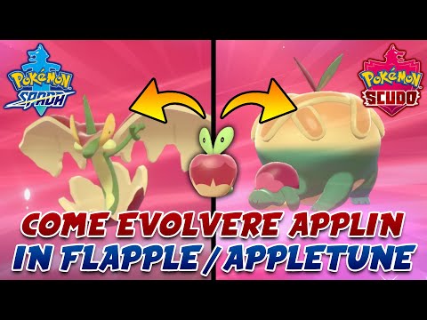 COME EVOLVERE APPLIN IN FLAPPLE / APPLETUN! - POKEMON SPADA E SCUDO GUIDE ITA
