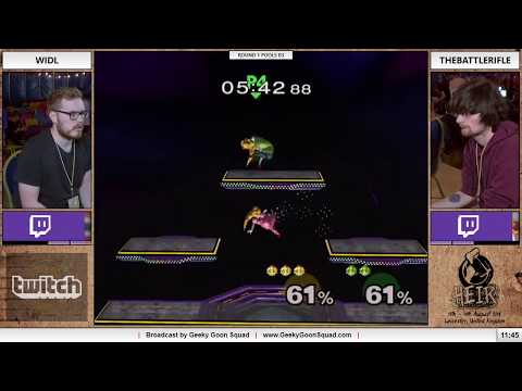 HEIR5 - Widl (Peach) Vs. TheBattleRifle (Peach) - Pool B3 - Melee Singles