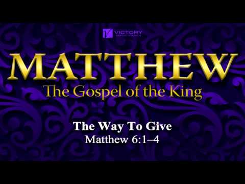 30) The Way to Give