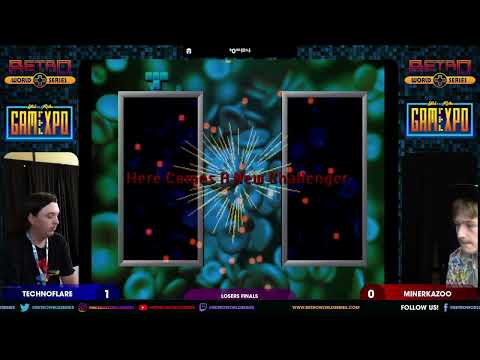 TechnoFlare vs Minerkazoo (Losers Finals) - Tetris: the Grand Master - Utah Retro GamExpo 2025
