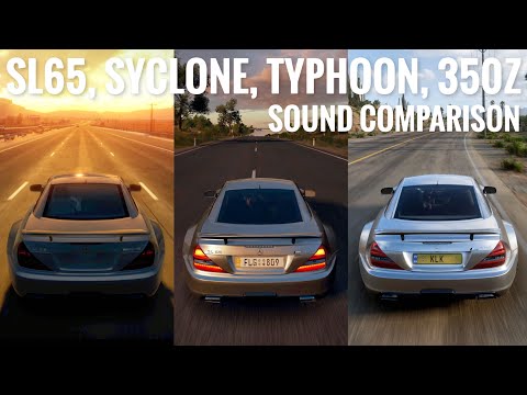 Forza Horizon 5 Sound Comparison vs Forza Horizon 1, 2, 3, 4 (SL 65, Syclone, Typhoon, 350Z)