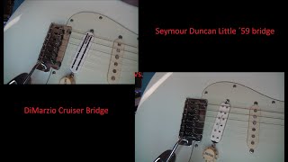 Video thumbnail for DiMarzio Cruiser vs. Seymour Duncan Little ´59 test by Michal Beneš