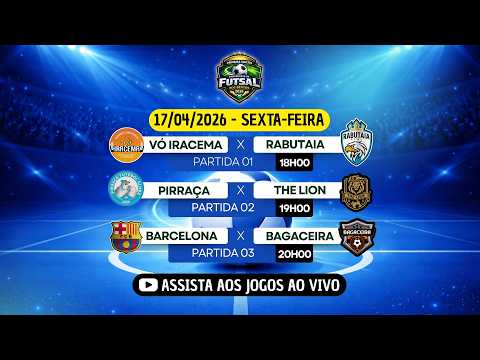 CAMPEONATO MUNICIPAL DE FUTSAL | 17/04 - BERTÓPOLIS/MG