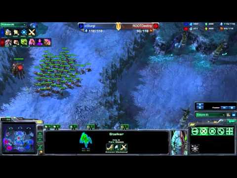 MLG Columbus 2011 - ROOTDestiny (Z) vs xiSlurgi (P) - Game 1 Part 1