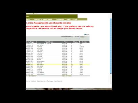 How to use the Suffolk County Registry of Deeds Document Search!