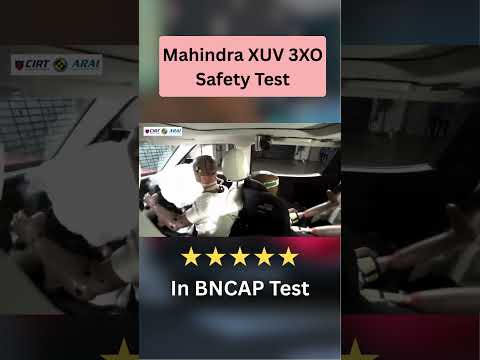 Mahindra XUV 3XO Scores 5⭐ In BNCAP Safety Test! #mahindra #mahindracars #gaadiblaze #bncap