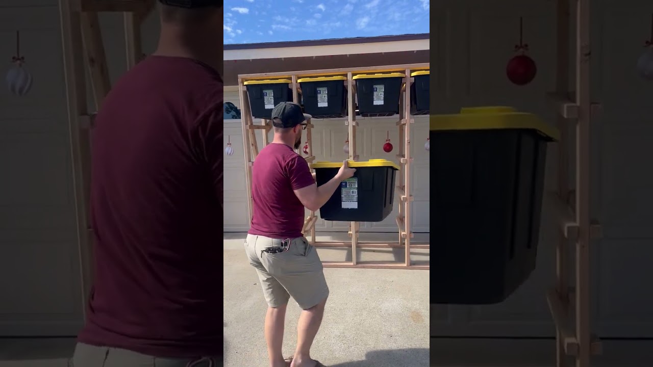 🎉 Introducing the 5x4 Storage Bin Rack! 🎉